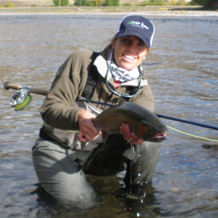 Fly fishing guide Angie Morgan