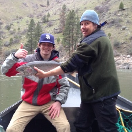 Idaho steelhead and salmon fishing guide Thad Ledgerwood